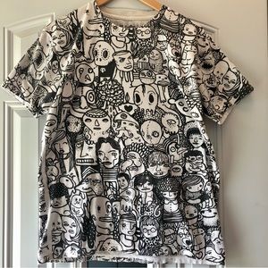 Threadless tee “Ugly Drawings”, guys size Medium.
